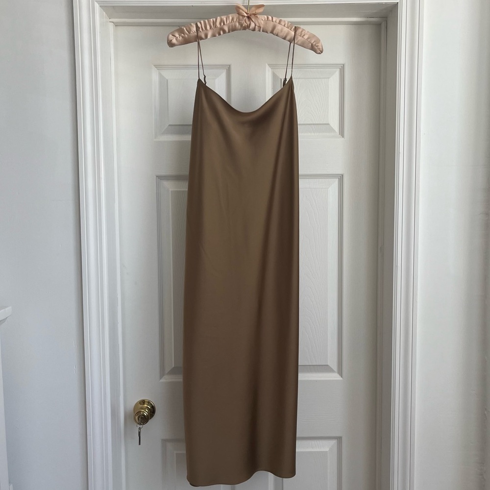 J. Crew Satin Slip Dress